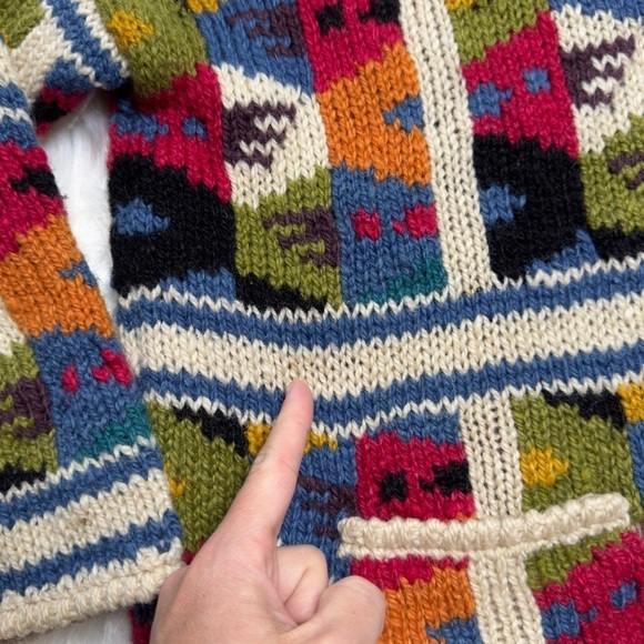 Vintage Express Tricot Hand Knitted Sweater - Picture 4 of 6